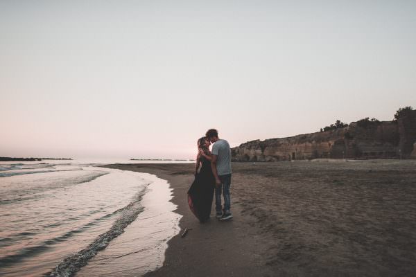 Italian Beach Couple-Photos