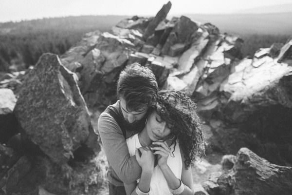 On the top of a mountain