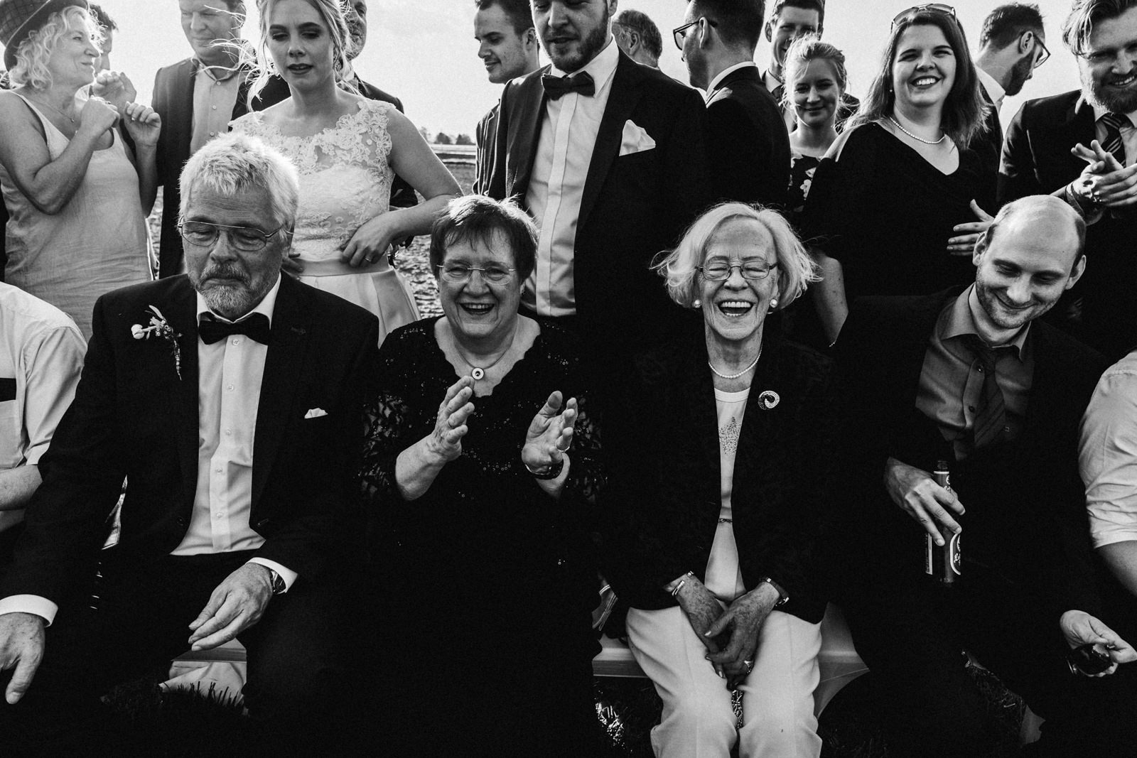 Gruppenfoto Hochzeit