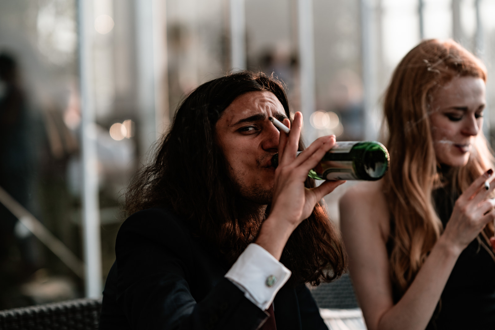 Hochzeit im Gwaechshaus in Nuernberg. Begleitet als Hochzeitsreportage durch Hochzeitsfotograf Axel Link aus Wuerzburg