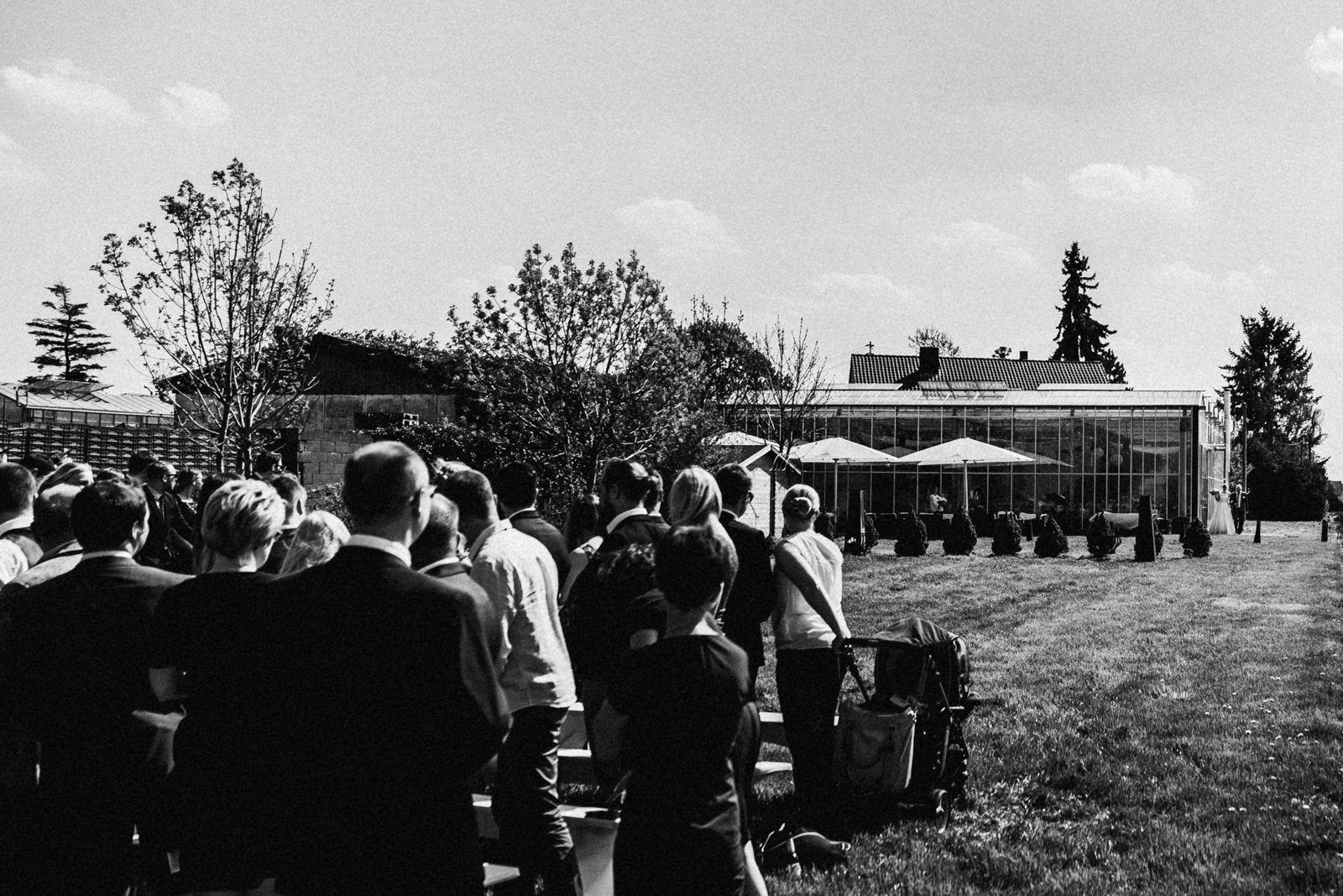 Hochzeit im Gwaechshaus in Nuernberg. Begleitet als Hochzeitsreportage durch Hochzeitsfotograf Axel Link aus Wuerzburg
