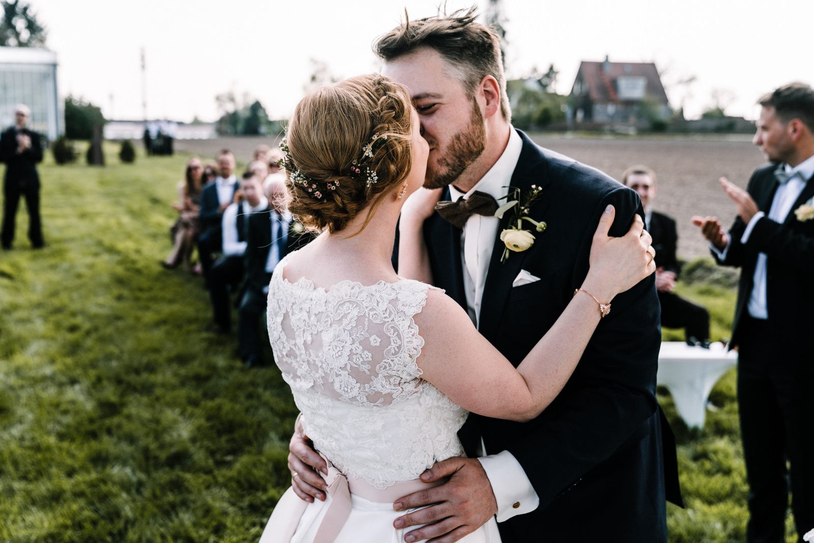 Hochzeit im Gwaechshaus in Nuernberg. Begleitet als Hochzeitsreportage durch Hochzeitsfotograf Axel Link aus Wuerzburg