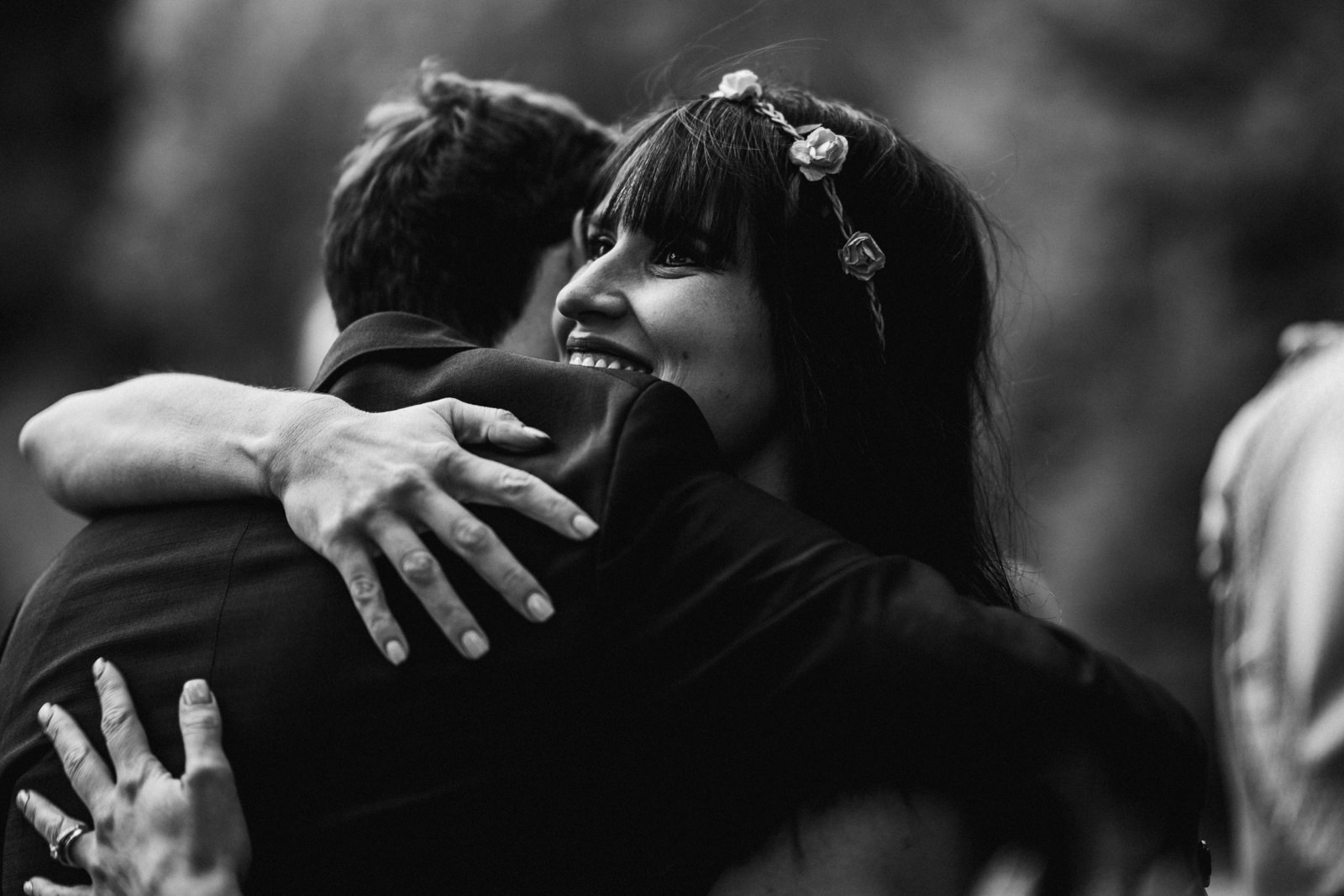 Hochzeitsfotograf Axel Link aus Wuerzburg war für eine freie Trauung outdoor im bayerischen Wald bei Regensburg.