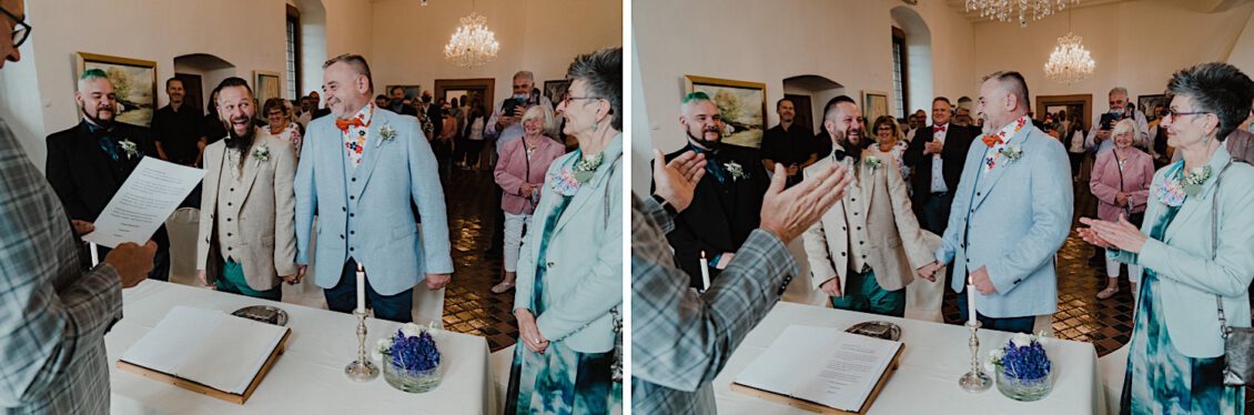 07_Hochzeitsfotograf-Wuerzburg-5_Hochzeitsfotograf-Wuerzburg-6_Wa?hrend der Trauung bei der Hochzeit in der Burg Konradsheim bei Ko?n. Hochzeitsbild vom Hochzeitsfotograf Axel Link