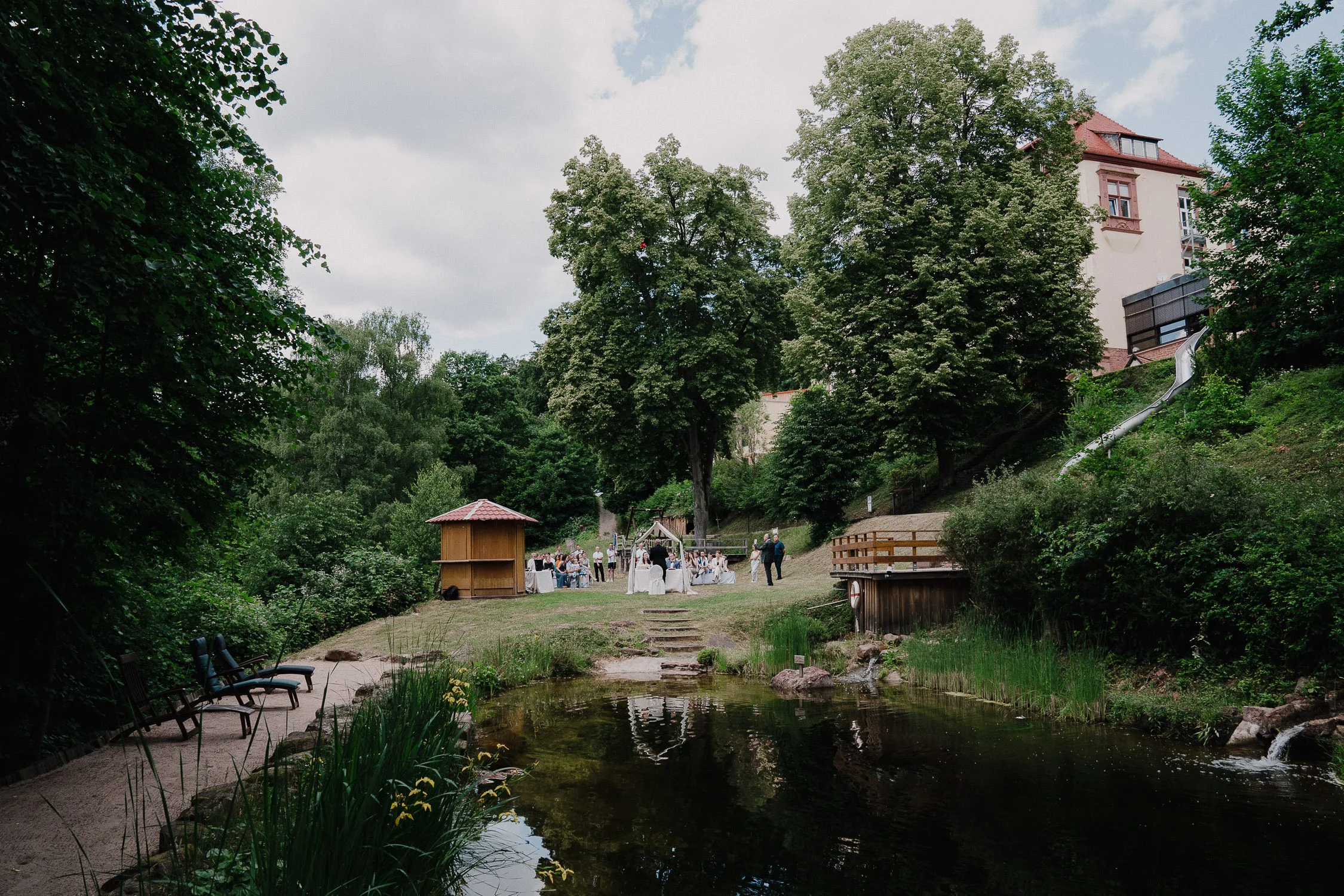 Hochzeitslocation-Franziskusho?he Lohr-am-Main-2 Hochzeitslocation Franziskushöhe Lohr am Main Trauung am See